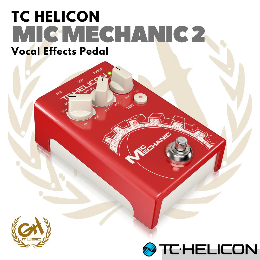 TC HELICON MIC MECHANIC 2 Vocal Effects Stompbox Pedal | Efek Vokal