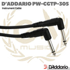 D'addario PW-CGTP-305 3 Pack Effect Patch Cable - Kabel Jumper Efek Pedal Isi 3