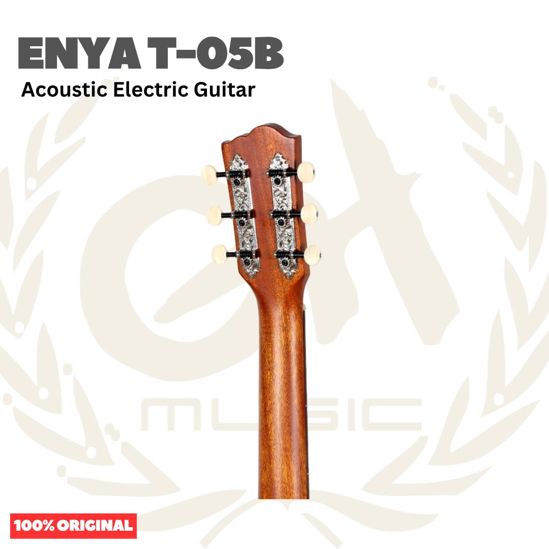 Enya T-05B Parlor Acoustic Guitar - Gitar Akustik T05B
