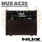NUX AC25 Rechargable Acoustic Guitar Amplifier - Ampli Akustik