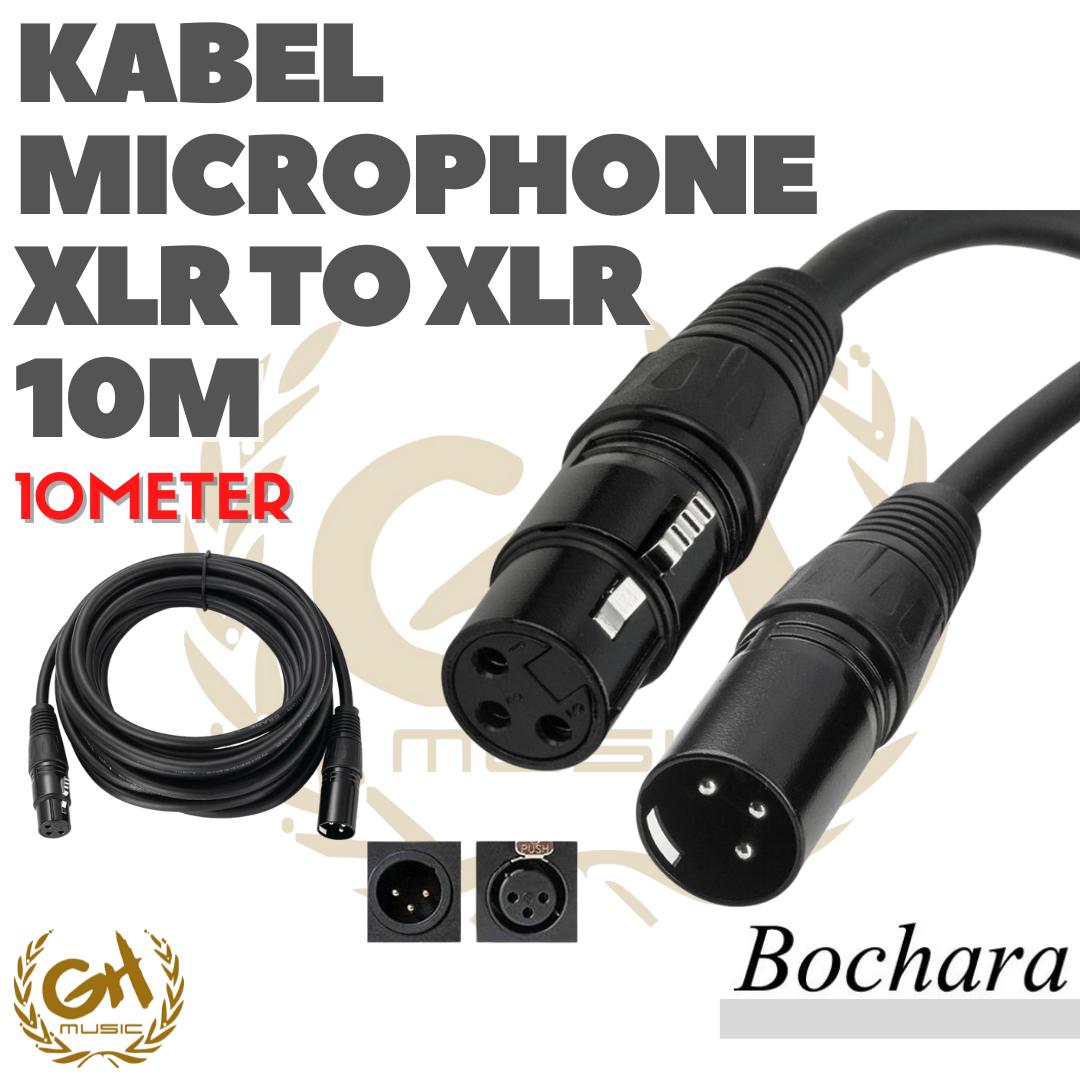 KABEL MICROPHONE BOCHARA XLR TO XLR 10M