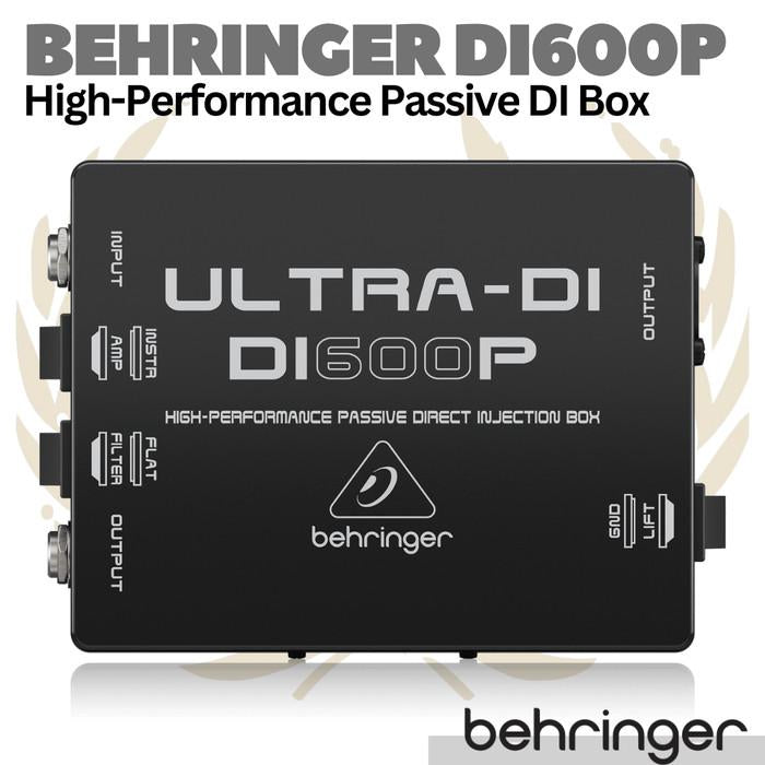 BEHRINGER ULTRA-DI DI600P High-Performance Passive DI Box | DI 600