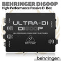 BEHRINGER ULTRA-DI DI600P High-Performance Passive DI Box | DI 600