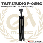 P-06HC Stand Partitur Musik Portable Folding Music Sheet Orchestra P-06HC - Stand Book P06HC Stand Lipat P 06HC