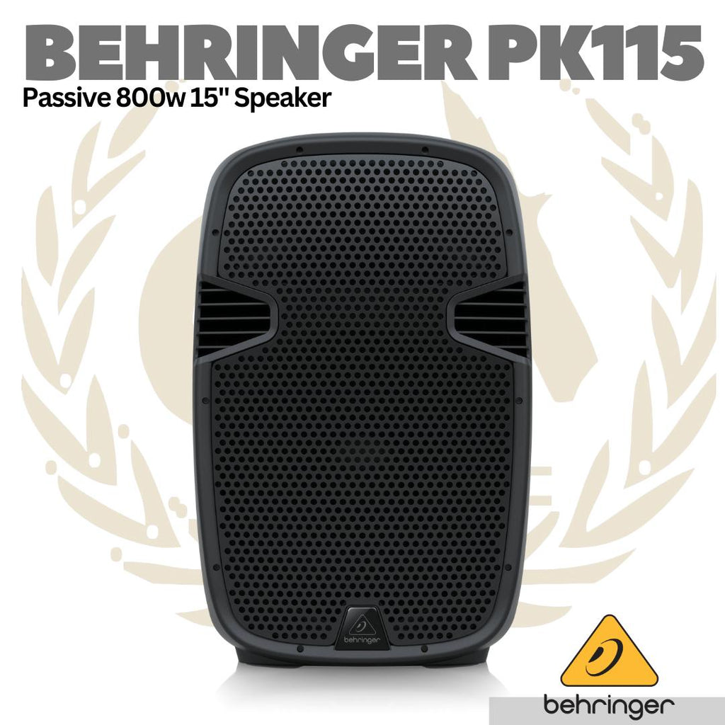 BEHRINGER PK115 Passive 800-Watt 15" PA Speaker System - Spiker Pasif