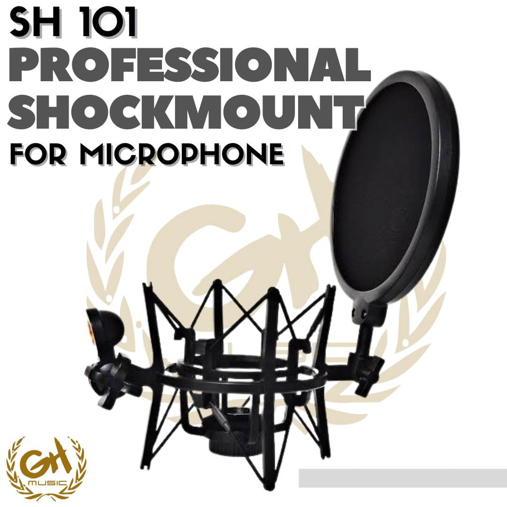 PROFESSIONAL SHOCK MOUNT SHOCKMOUNT FOR MICROPHONE SH 101