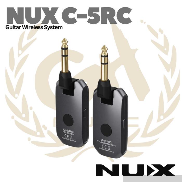 NUX C-5RC 5.8Ghz Guitar Wireless System - C5RC C5-RC Wireless Jack Gitar Asli Original