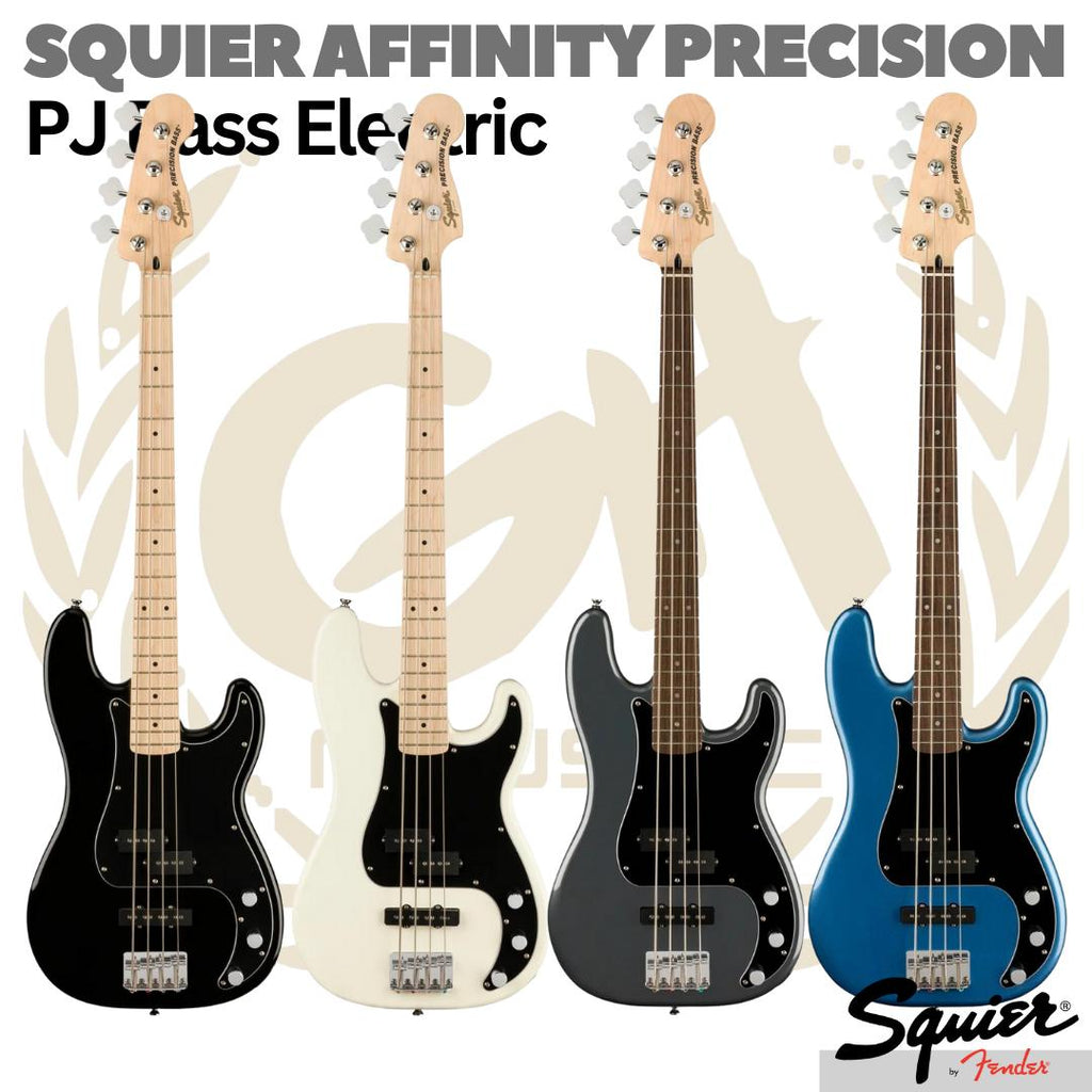Squier Affinity Series Precision PJ Bass Guitar, Maple FB