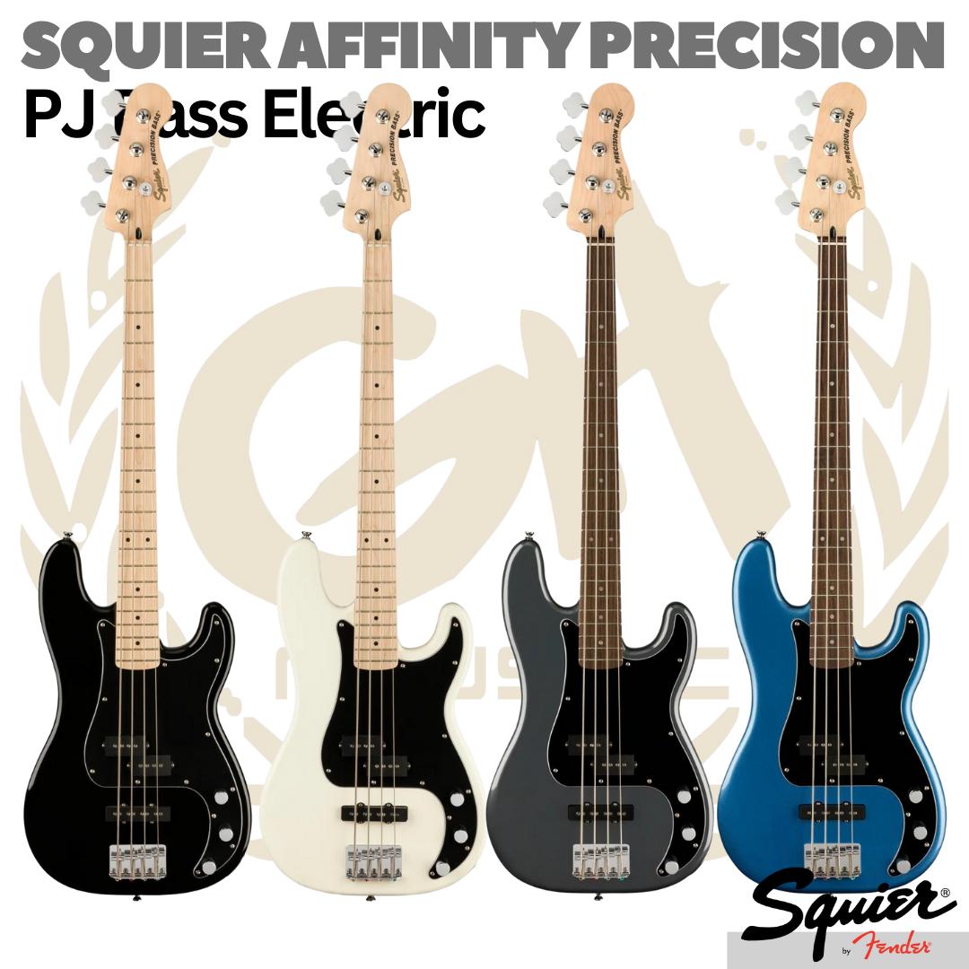 Squier Affinity Series Precision PJ Bass Guitar, Maple FB