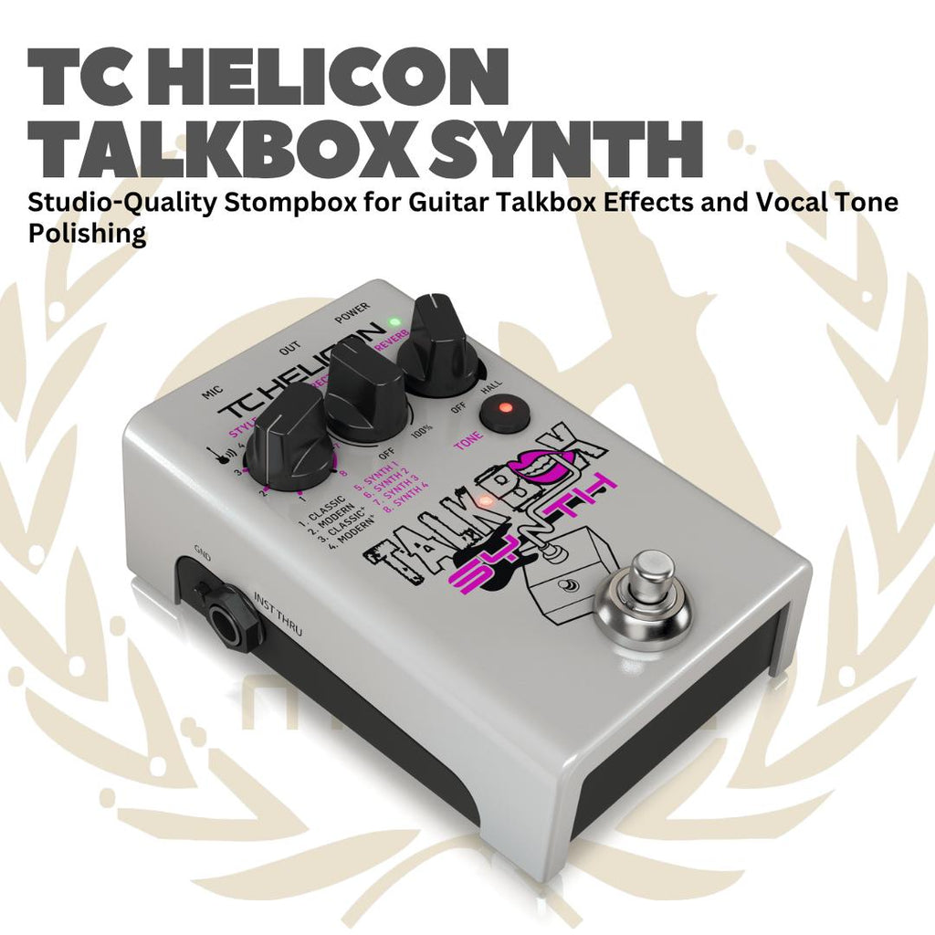 TC Helicon Talk Talkbox Synth - Efek Gitar Bass Pedal