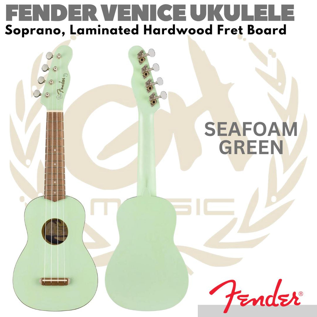 FENDER VENICE Soprano Ukulele Hardwood FB