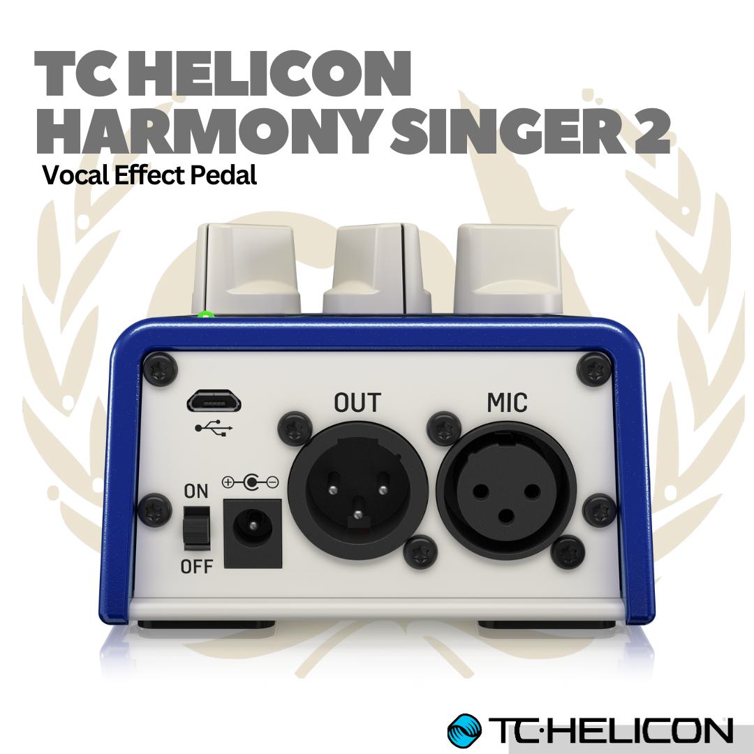 TC Helicon Harmony Singer 2 Vocal Effect Pedal - Efek Vokal