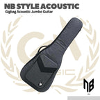 NB STYLE ACOUSTIC GUITAR JUMBO GIGBAG BY DBM - TAS GITAR AKUSTIK JUMBO GIG BAG