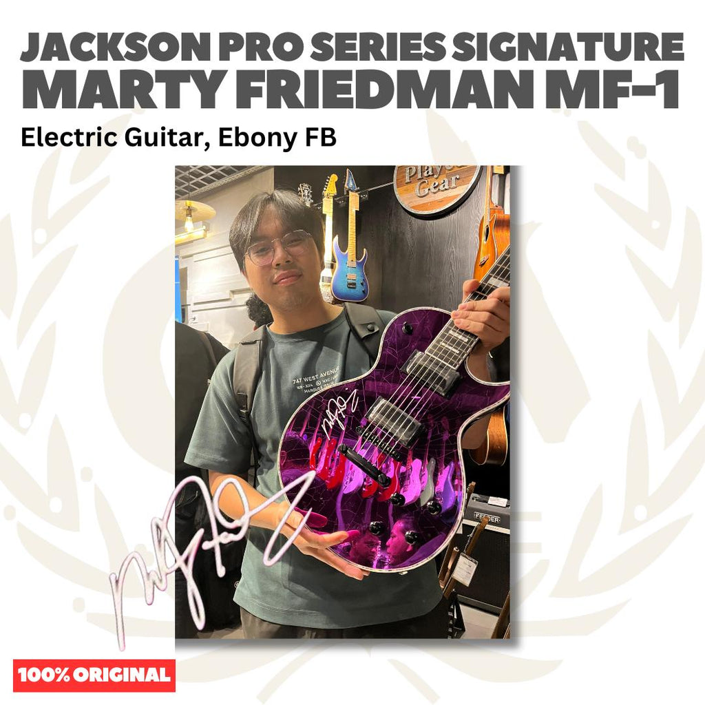 Jackson Pro Series Signature Marty Friedman MF-1 w/Signed Electric Guitar - Gitar Listrik Elektrik MF1 Signature