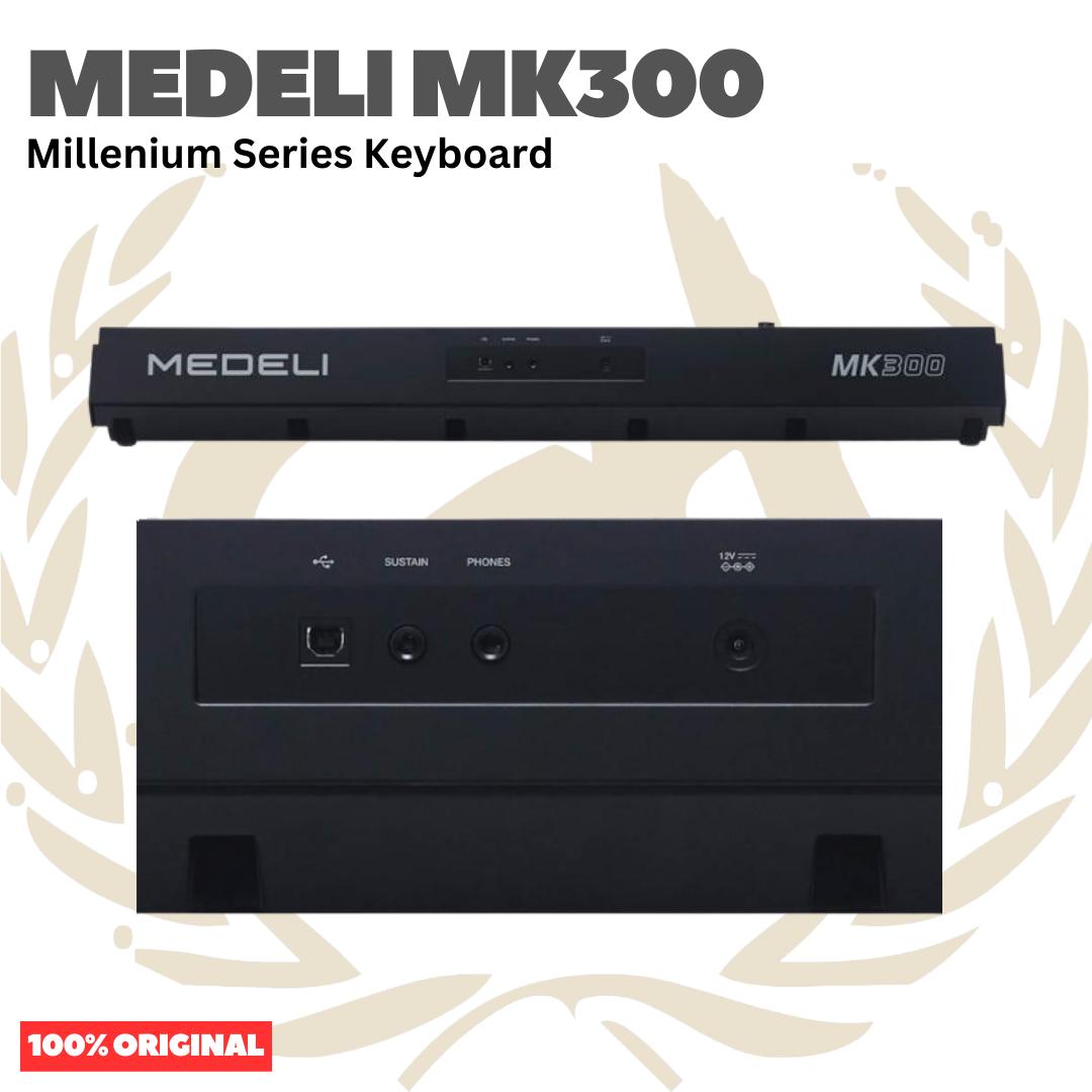 MEDELI MK300 61-Keys Millenium Series Keyboard Portable - MK-300 Keyboard Original Asli