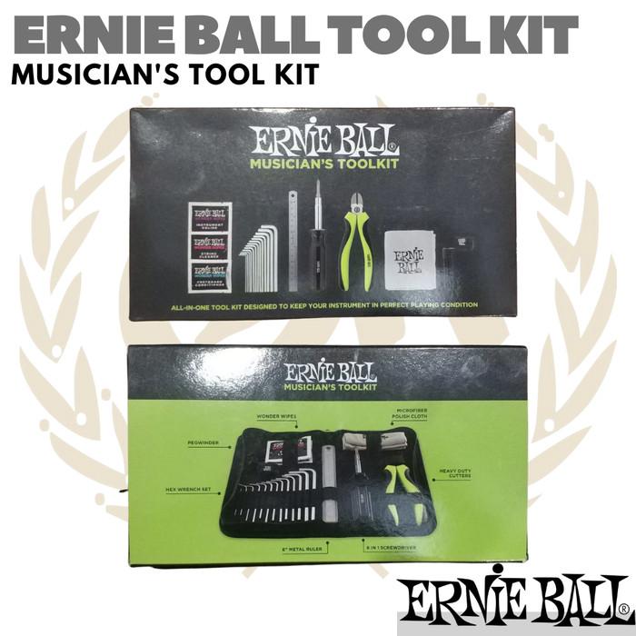 ERNIE BALL Musician's Tool Kit | Perkakas Alat Service Gitar Instrumen