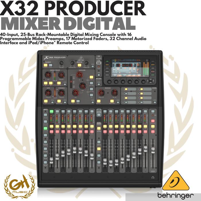 BEHRINGER X32 PRODUCER 40-Input, 25-Bus Rack-Mountable Digital Mixer X 32