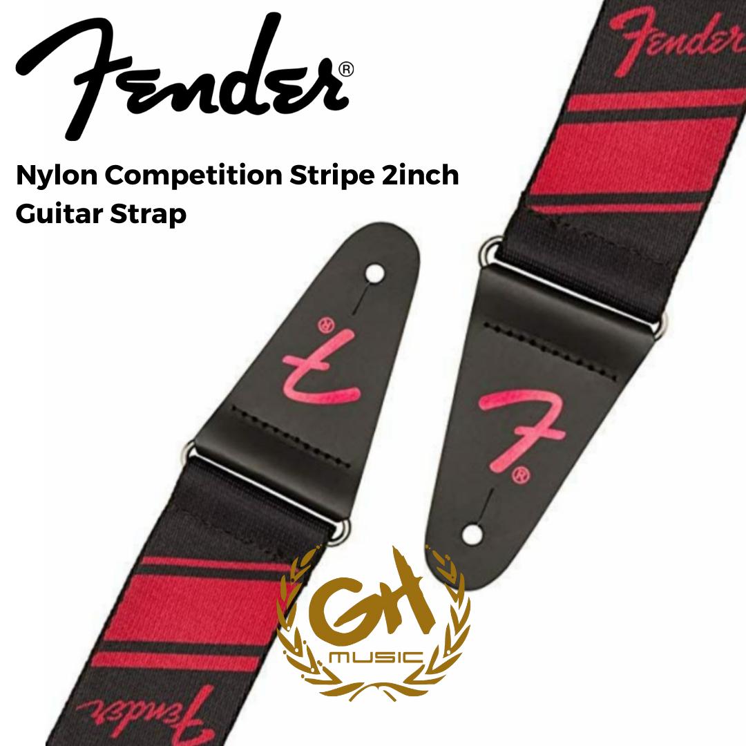 Fender Nylon Competition Stripe 2inch Guitar Strap-