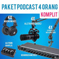 PAKET PODCAST 4 ORANG KOMPLIT BEHRINGER UMC1820, MAONO MH601 PLUS MIC