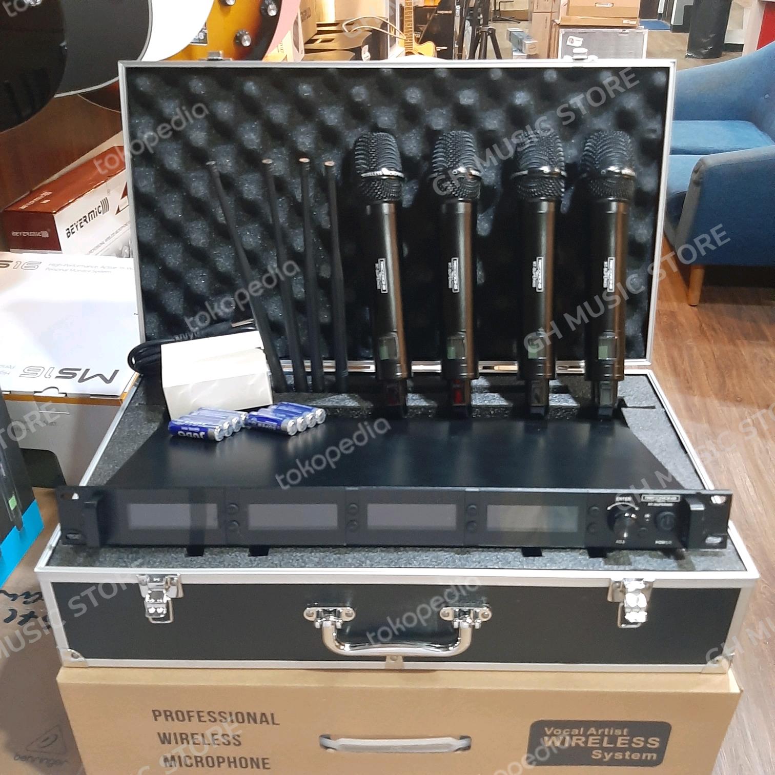 RECORDING TECH RT SUPER400 WIRELESS MICROPHONE | 4 CHANNEL MIC WERLES