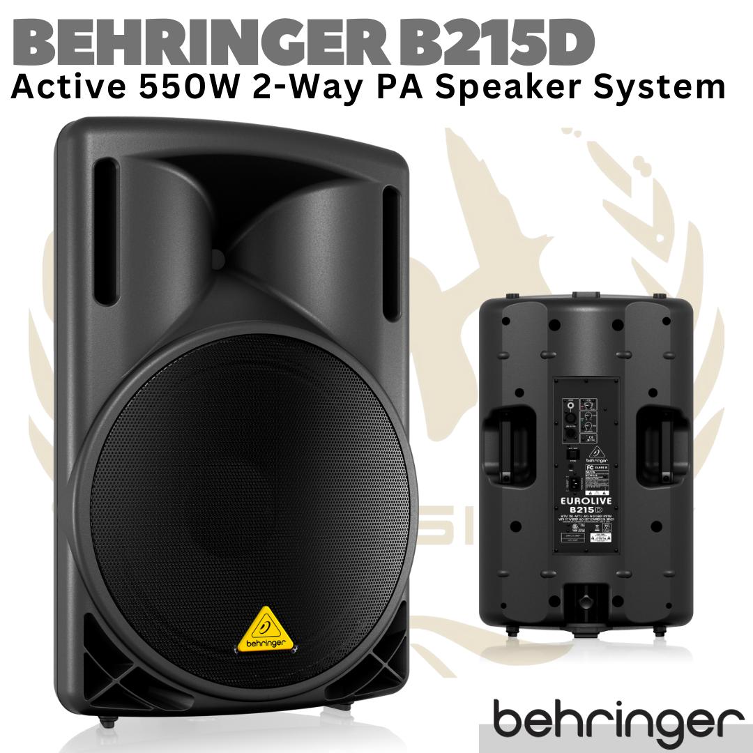 BEHRINGER EUROLIVE B215D Active 15" 550W 2-Way PA Speaker | Spiker