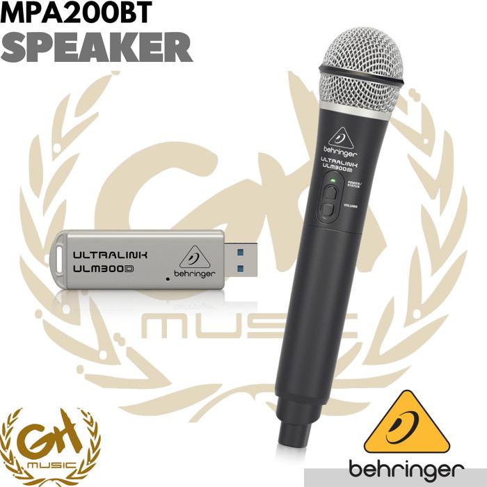 Behringer MPA200 BT Speaker with Wireless Microphone Meeting Karaoke