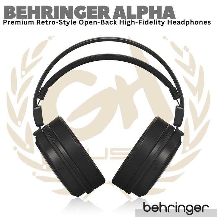 BEHRINGER ALPHA Premium Retro Style Open Back Studio Headphones