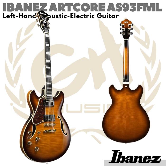 IBANEZ ARTCORE AS93FML Hollow Body Left Hand E Guitar | Gitar Kidal