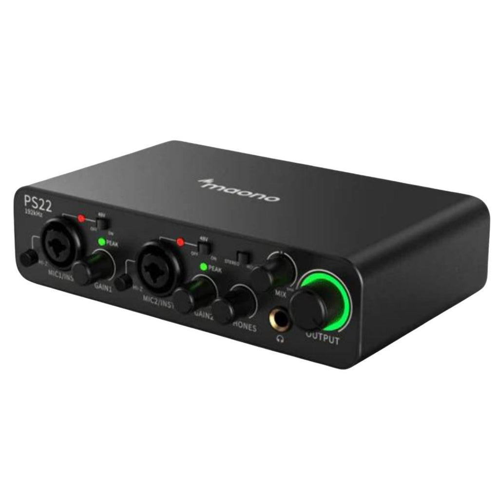 MAONO PS22 Audio Interface | Recording Live Streaming Gaming Soundcard