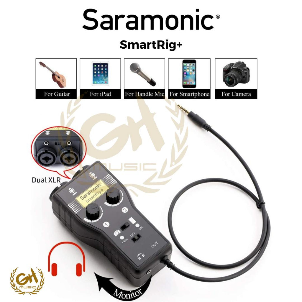Saramonic SmartRig Plus 2-Channel XLR - 3.5mm