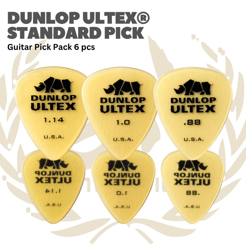 Dunlop Ultex Standard Guitar Pick Pack 6 Pcs - Pick Gitar
