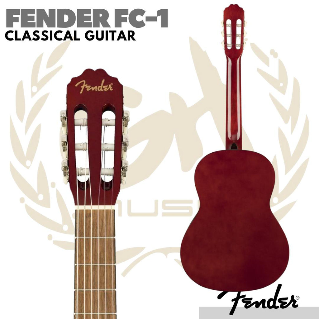 FENDER FC-1 Classical Guitar Nylon | Gitar Klasik Nilon FC1