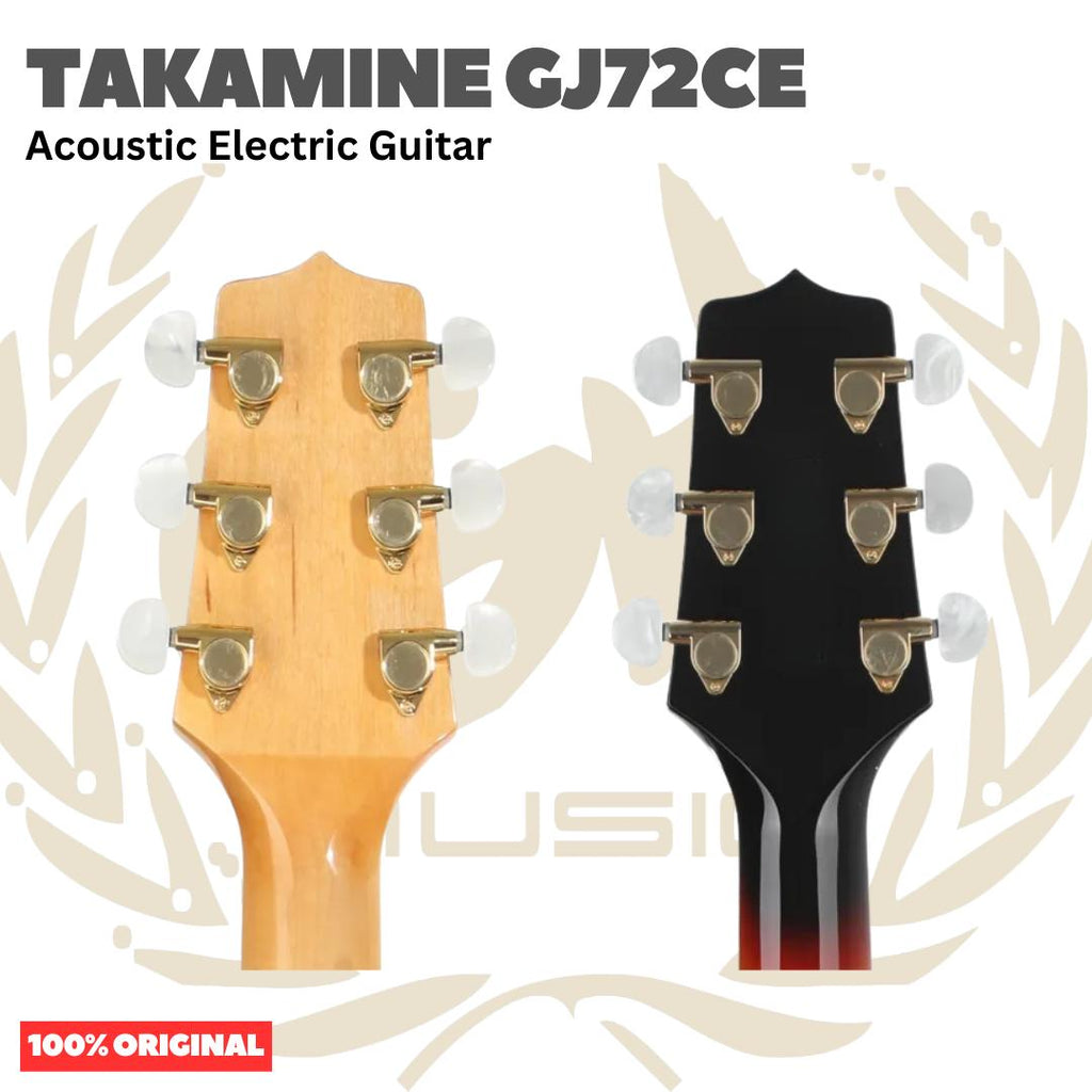 TAKAMINE GJ72CE Acoustic Electric Guitar - Gitar Akustik Listrik Elektrik dengan Preamp GJ72 CE Original Asli