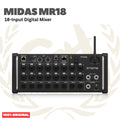 MIDAS MR18 18-Input Digital Mixer for iPad/Android Tablets with 16 Midas PRO Preamps, Integrated WiFi Module and Multi-Channel USB Audio Interface - Mixer Digital