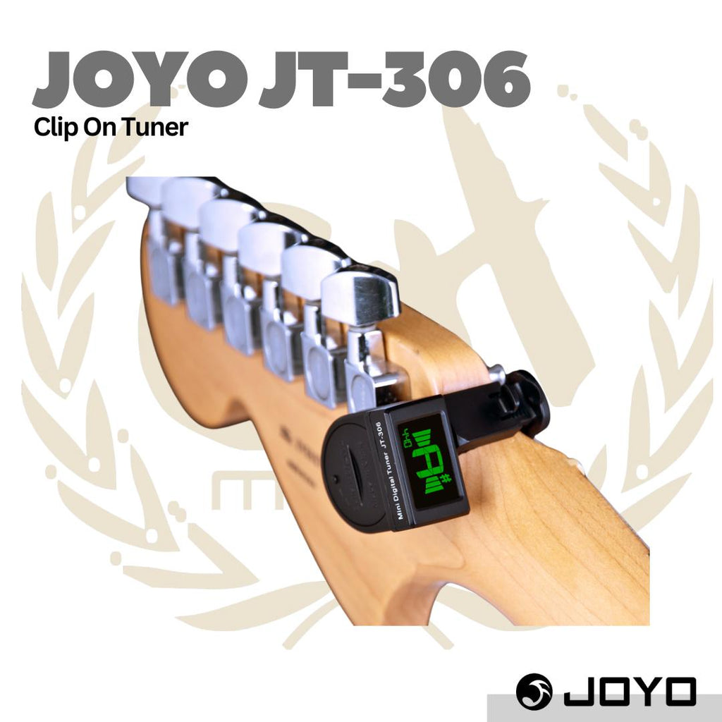 JOYO JT-306 Mini Digital Guitar Tuner - Tuner Gitar
