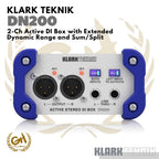 KLARK TEKNIK DN200 V2 Active DI Box with Extended Dynamic Range Aktif