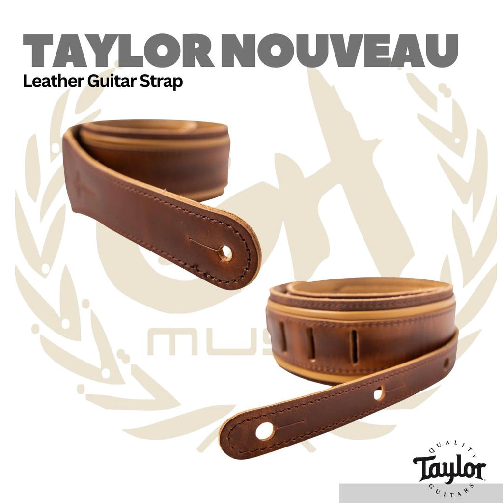 Taylor Nouveau Leather Guitar Strap - Strep Gitar Bass