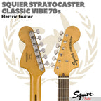 Squier Classic Vibe 70s Stratocaster Electric Guitar, Laurel FB - Gitar Listrik Elektrik