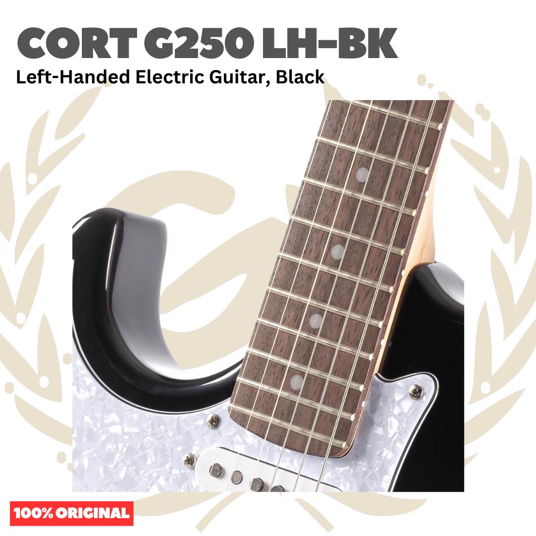Cort G250 LH-BK Left-Handed Electric Guitar, Black - Gitar Kidal Elektrik Original Asli
