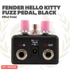 Fender Hello Kitty Fuzz Pedal Black Effect Pedal - Efek Pedal Gitar Bass