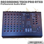 RECORDING TECH PRO-RTX8 8 Channel Professional Audio Mixer