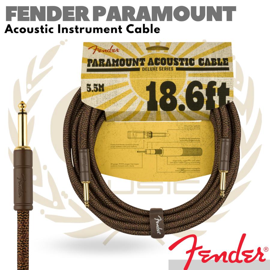 Fender Paramount Acoustic Instrument Cable | Kabel Instrumen Gitar