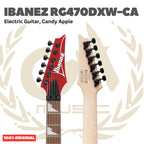 Ibanez RG470DXW-CA Electric Guitar, Candy Apple - Gitar Listrik Elektrik Original Asli