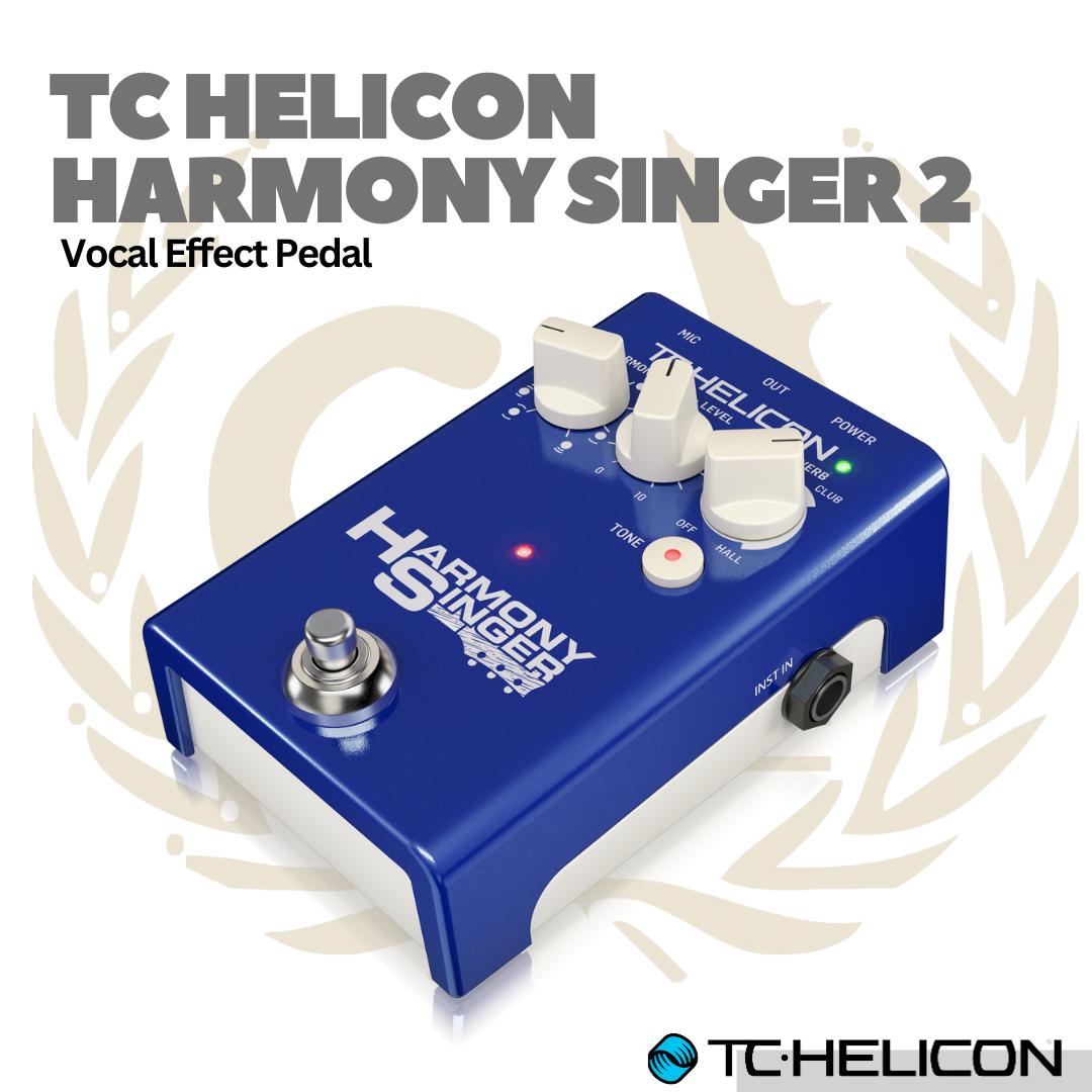 TC Helicon Harmony Singer 2 Vocal Effect Pedal - Efek Vokal