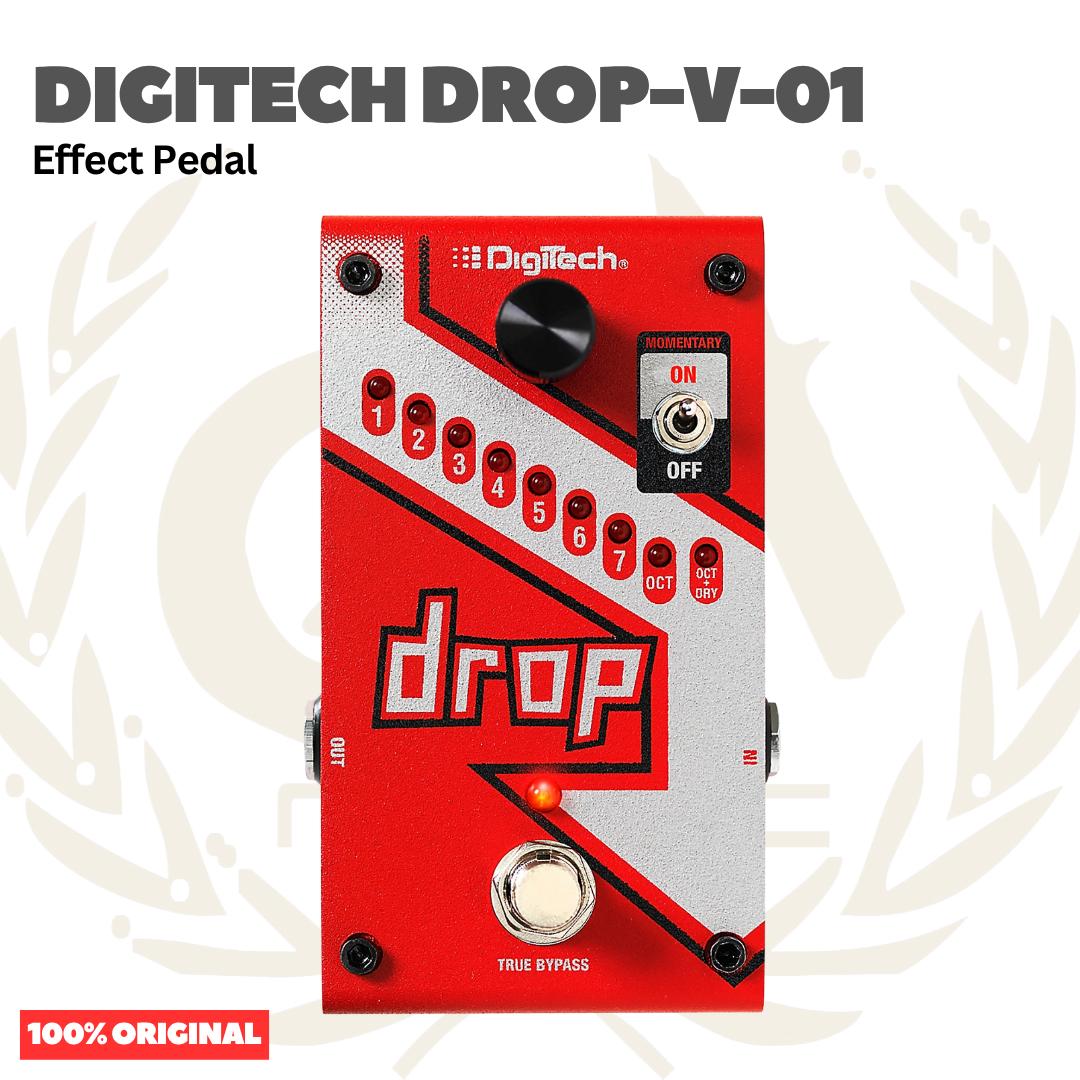 Digitech DROP-V-01 Polyphonic Drop Tune Pedal Effect - Efek Pedal Gitar