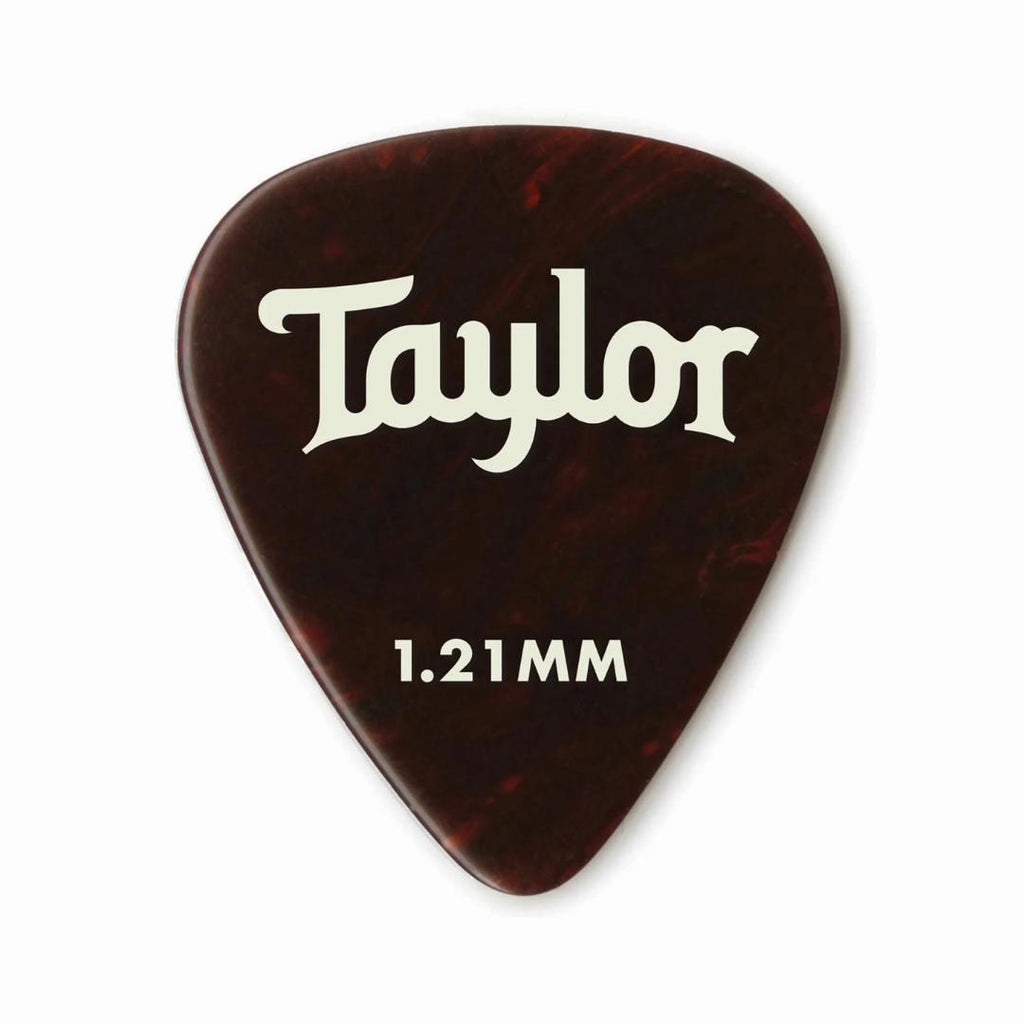 Taylor Celluloid 351 Picks, Tortoise 12-Pack - Pick Gitar Bass