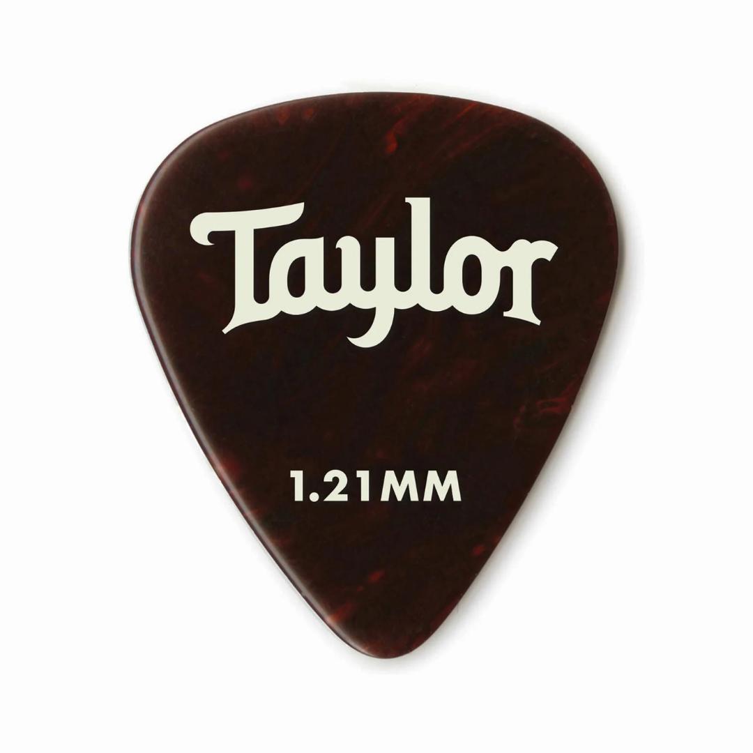 Taylor Celluloid 351 Picks, Tortoise 12-Pack - Pick Gitar Bass