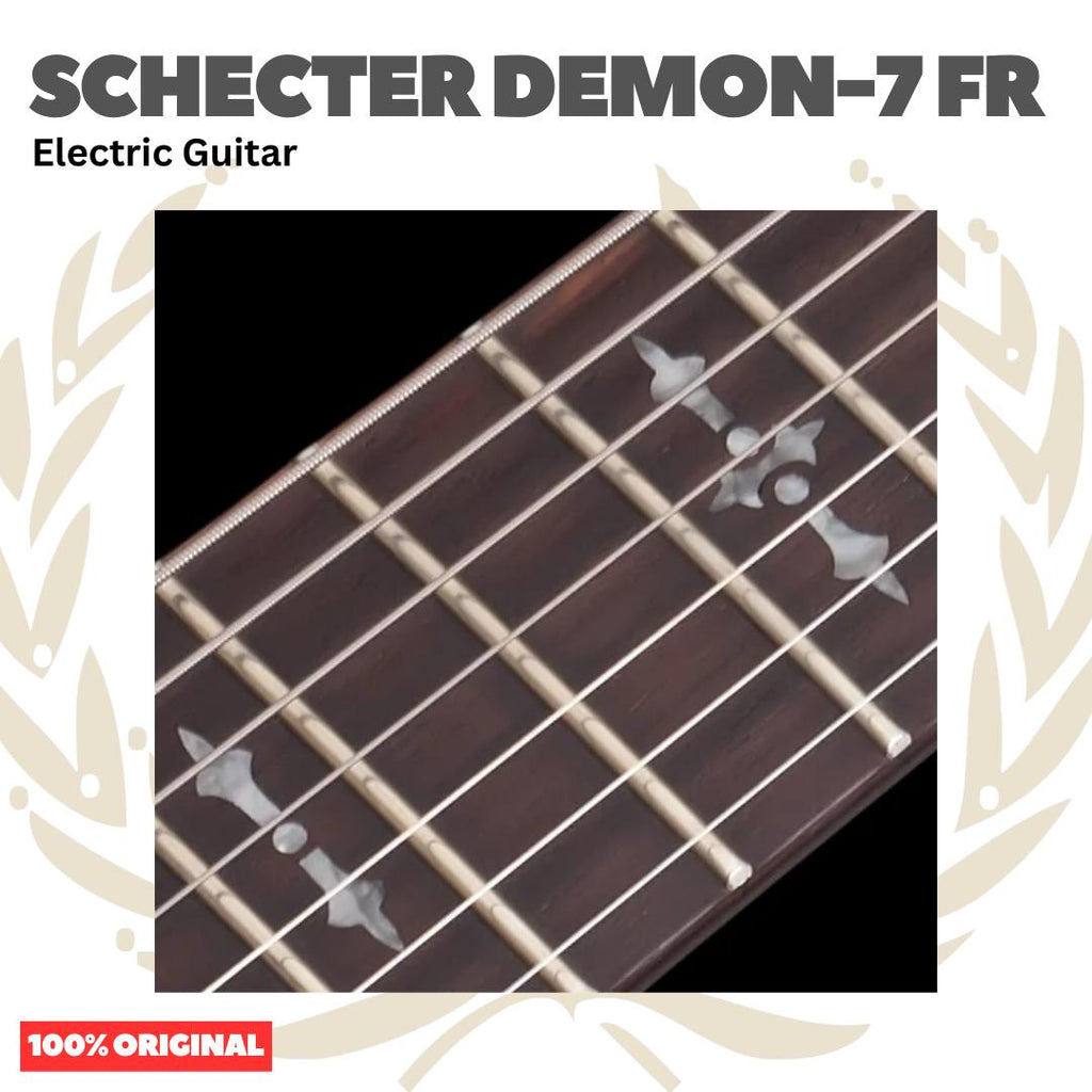 SCHECTER DEMON-7 FR 7 Strings Electric Guitar | Gitar Tremolo Up down