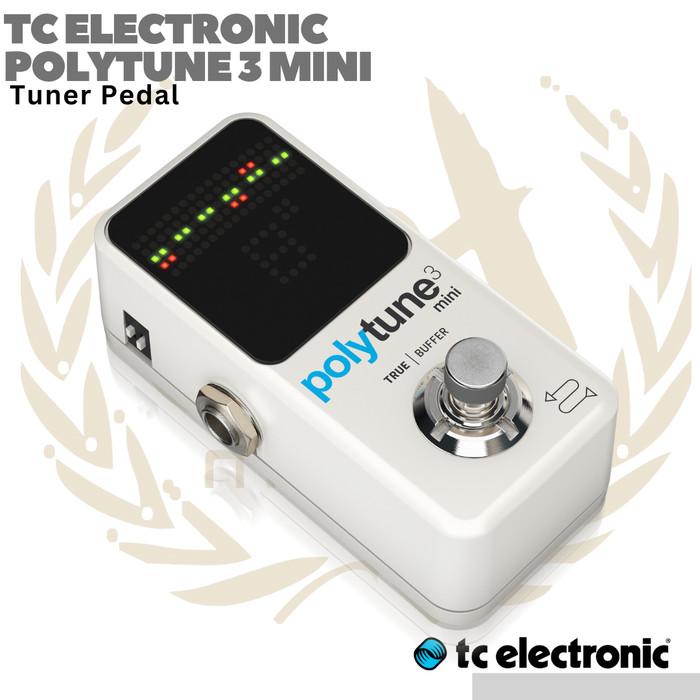 TC Electronic PolyTune 3 Mini Polyphonic Tuning Pedal - Tuner Gitar