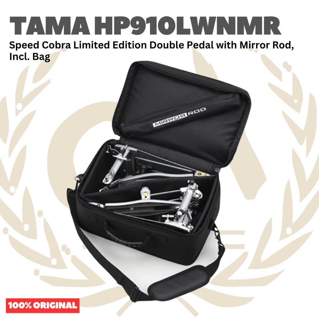 TAMA HP910LWNMR Speed Cobra Limited Edition Double Pedal with Mirror Rod - Dobel Pedal Kick Twin Pedal Drum